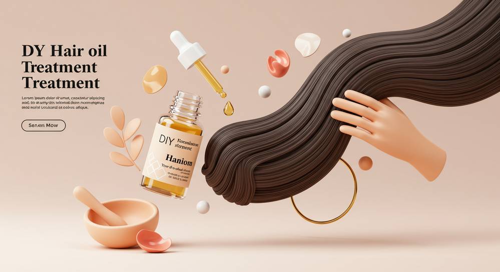 Create the perfect diy hair oil treatment for healthy hair 3 A step by step recipe and application guide
